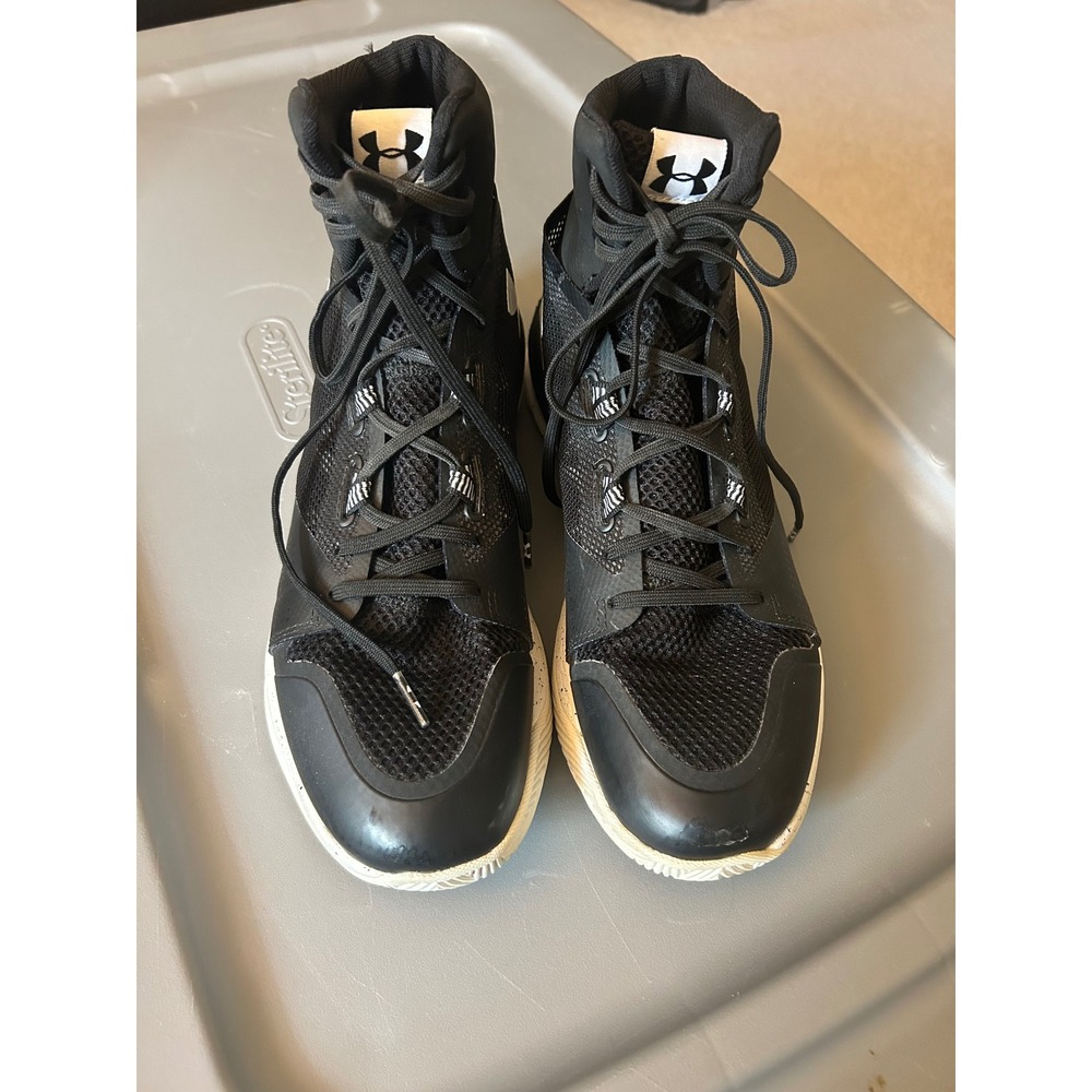 Under Armour Highlight Ace 2.0 Volleyball Shoes Black White 1290205-010 Mens 9